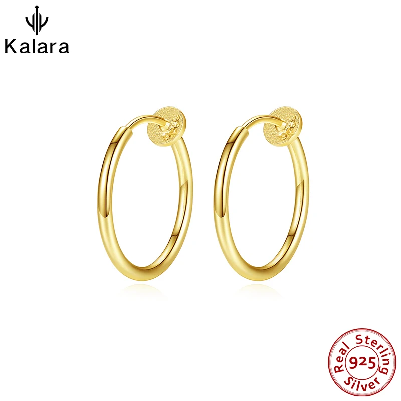 

S925 Silver No Pierced Hanging Earrings Design Fine Jewelry New Luxury Women Simplicity Personality Hoop Earring Ornament Gift