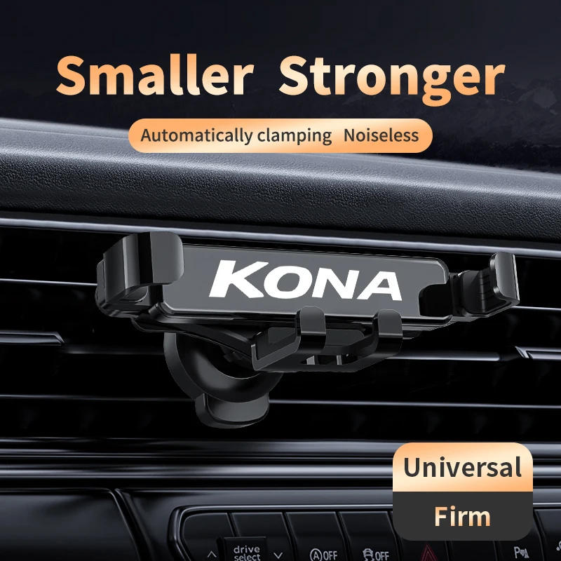 

Car Accessories for Hyundai Kona SOLARIS Creta Ix25 2017 2019 2020 Car Phone Holder Surrounded Elastic Clamp Arm Car Interior