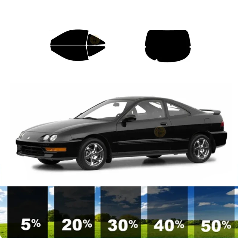 Предварительно вырезанная съемная тонировочная пленка для окон автомобиля 100%