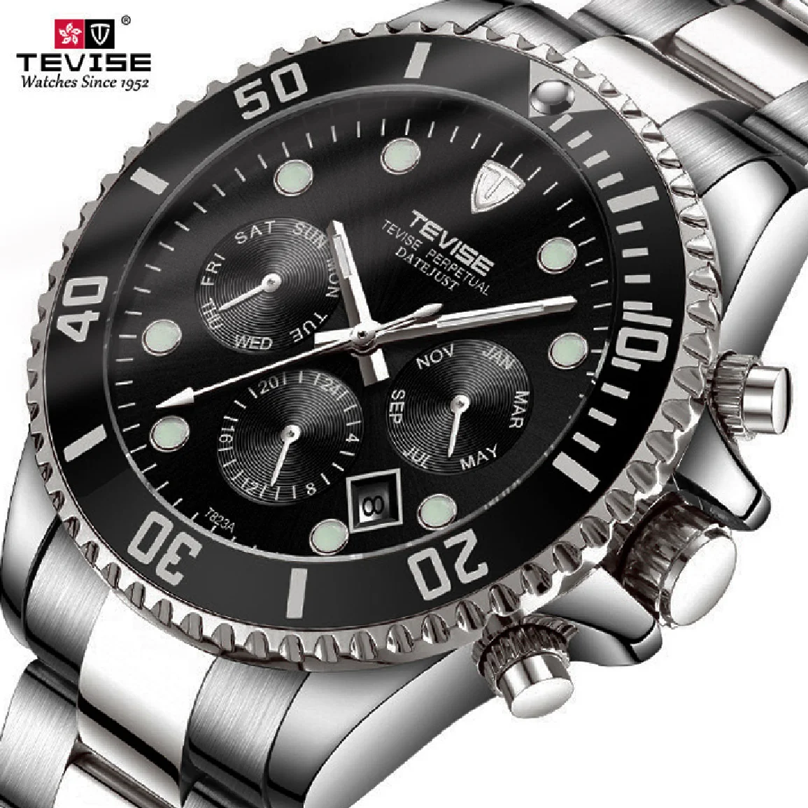 

Drop Shipping Tevise Brand Automatic Watch Men Mechanical Watches Sport Luxury Waterproof Winding Wristwatch Relogio Masculin