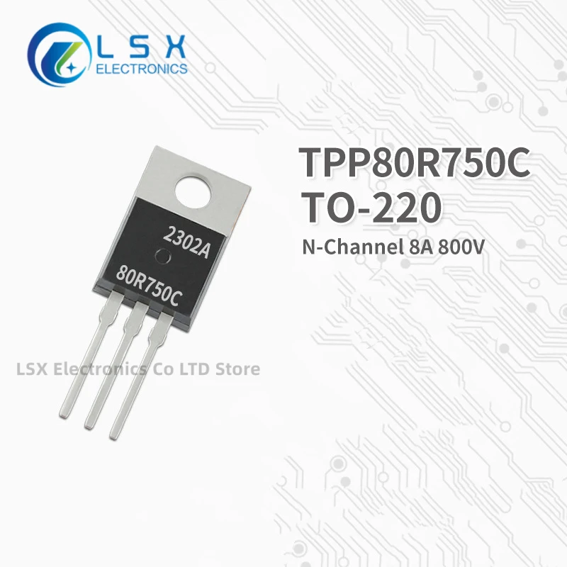 

10PCS Brand new and original TPP80R750C TO-220 MOS 8A 800V In Stock
