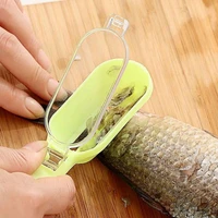 fish cleaning scraping scales with knife practical fish scale fast remover home kitchen tools fish scale peeler scraper kitchen