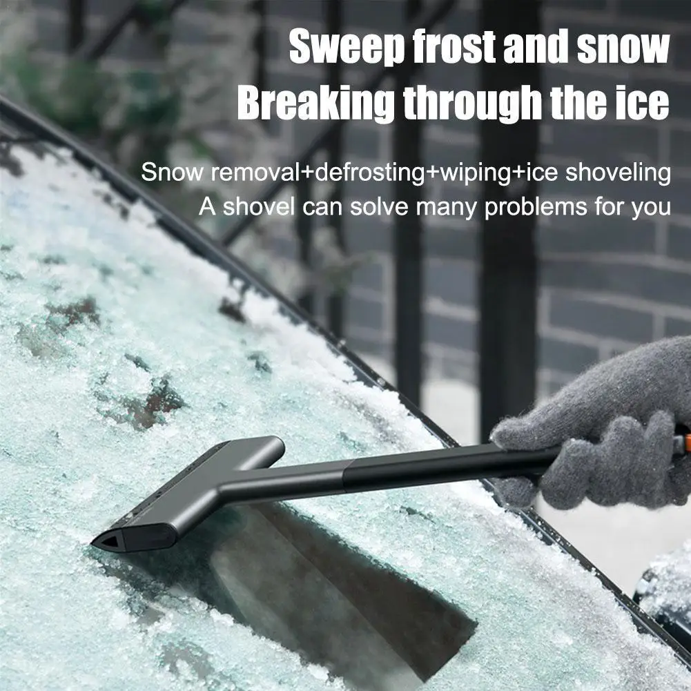 

Car Ice Scraper Remover Tool Windshield Deforst Ice Glass Soft Shovel Winter Scraper Auto Cleaner Wipe Crusher S2g1