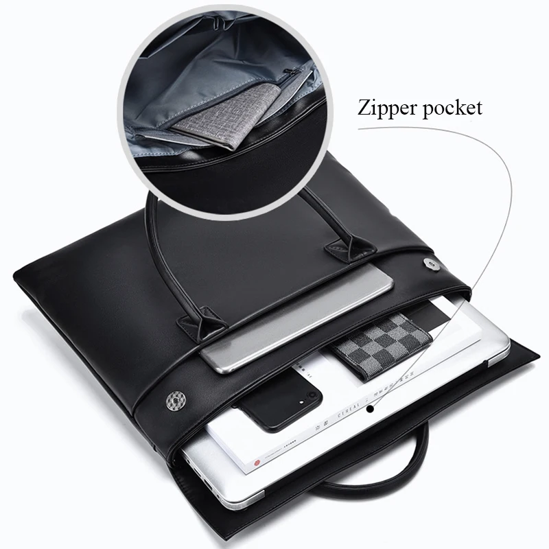 Большая вместительная сумка для ноутбука с инициалами на заказ деловой офисный