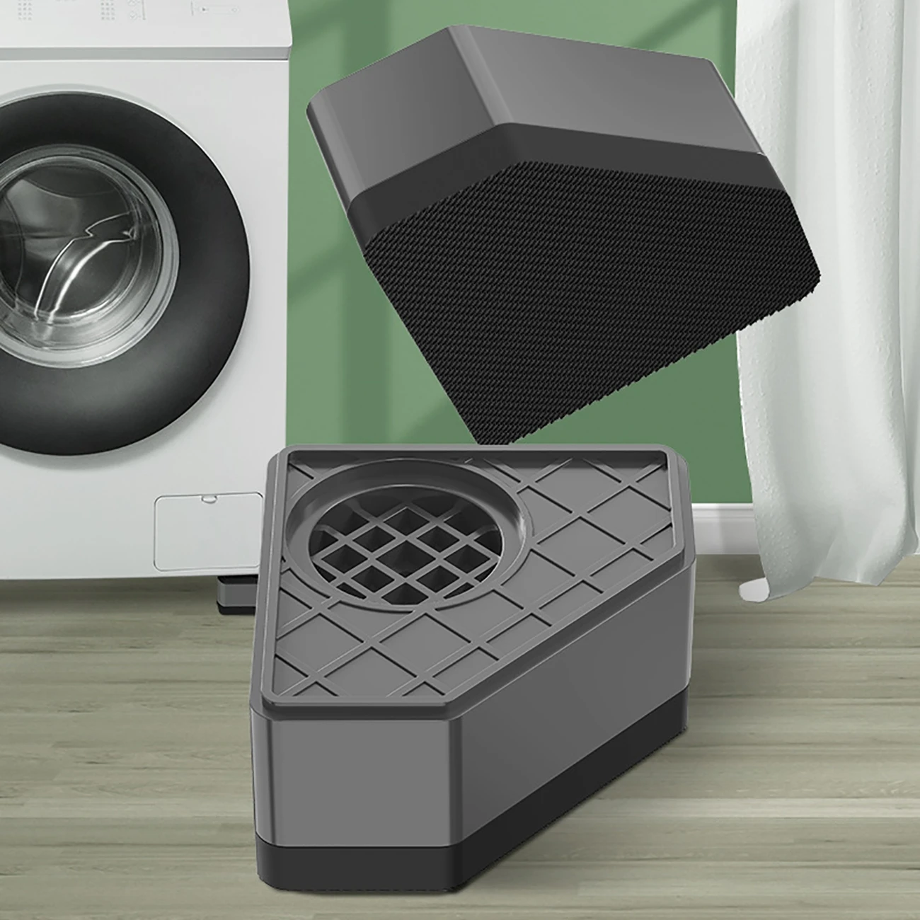 

Универсальный кронштейн для стиральной машины, холодильника, фиксированный удлинитель, удлиняющее противоударное нескользящее влагостой...