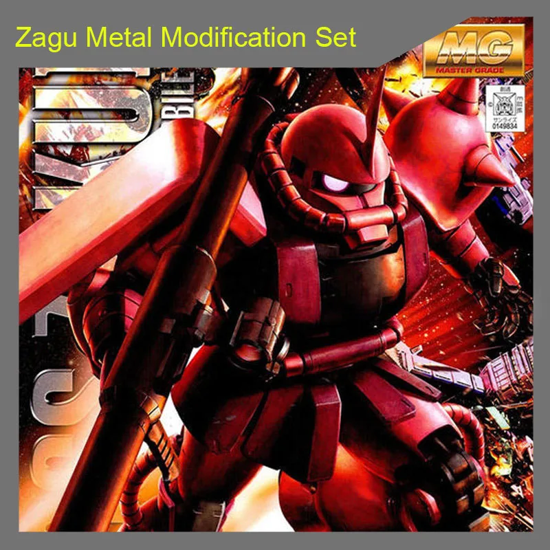 

Gundam Model Metal Supplements MG100 Charya Zaku 2.0 MS-06S ZAKUII Full Metal Modifications