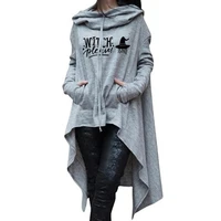 womens sweatshirt dress 2022 stylish hoodies long sleeve maxi dress female casual witch hooded vestidos robe