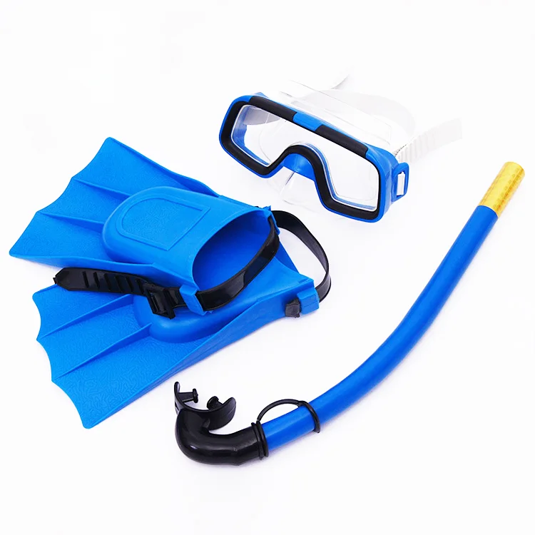 

Children Snorkeling Set Scuba Swimming Kids Diving Fins Goggles With Snorkel