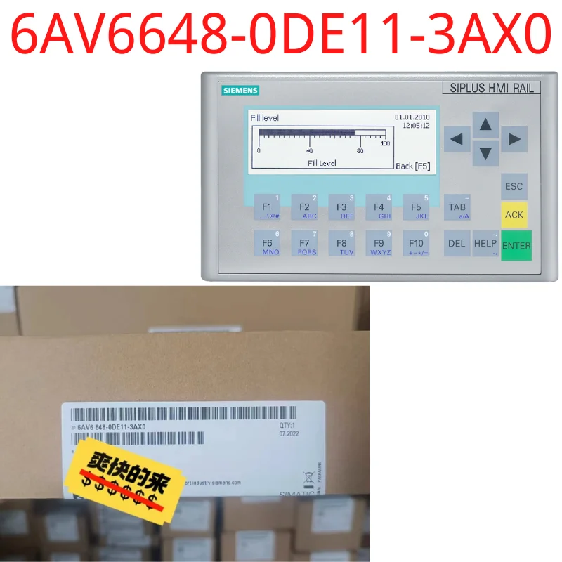 

6AV6648-0DE11-3AX0 Brand New SIPLUS HMI KP300 Basic mono 3.6" T1 rail based on 6AV6647-0AH11-3AX0 with conformal coating, -25