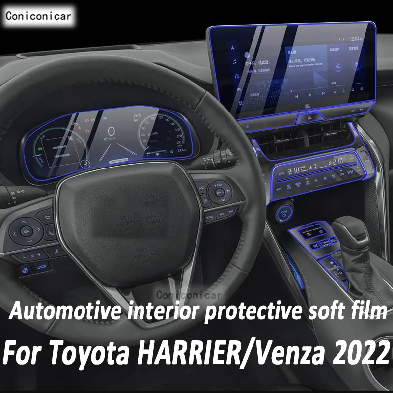 

TPU Car Gear Dashboard Panel Gps Navigation Screen Anti-scratch Protective Film Sticker For Toyota HARRIER Venza 2022