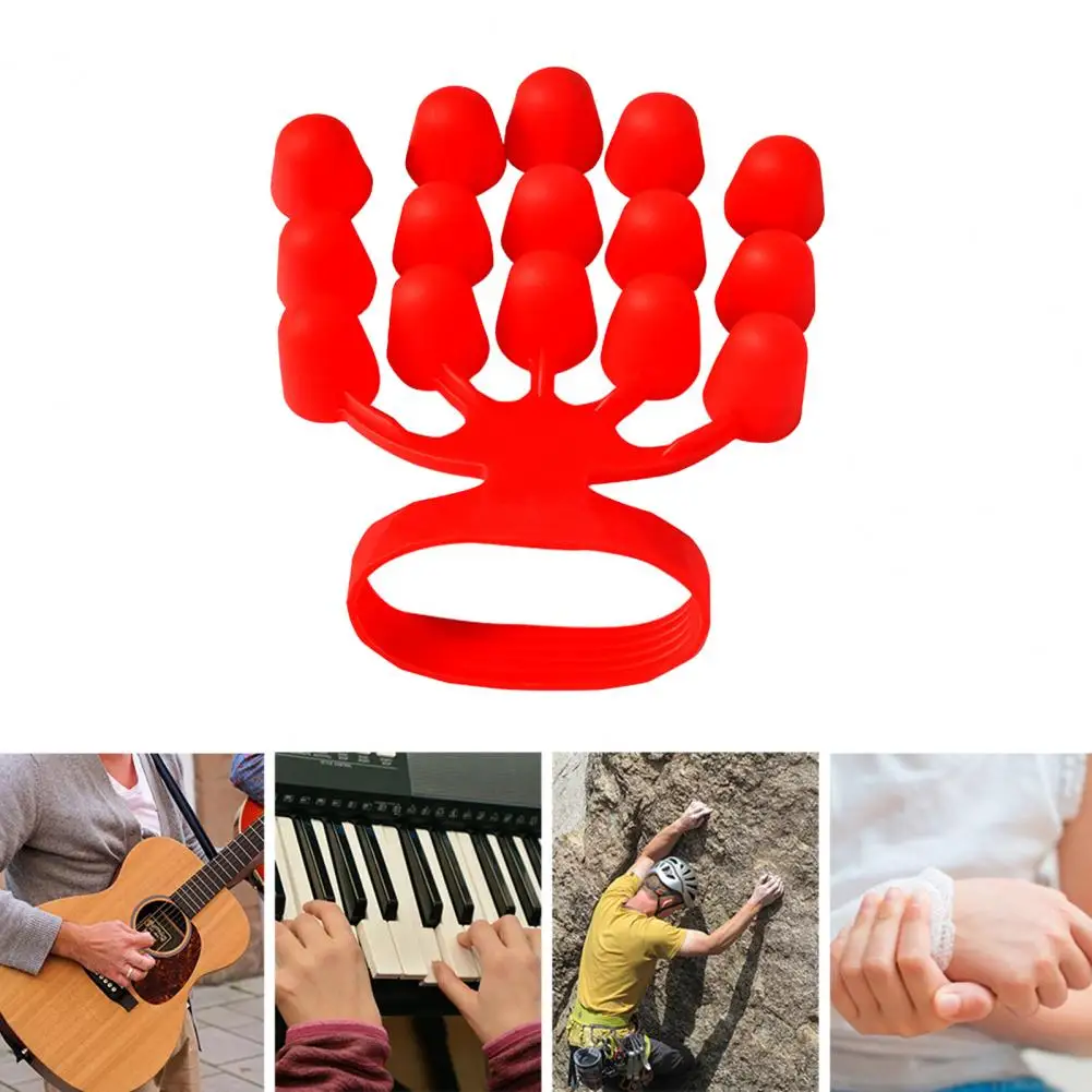 

Finger Exercise Band Long Lasting Widely Used Finger Flexion Extension Trainer Exercising Use Fitness Puller Finger Trainer