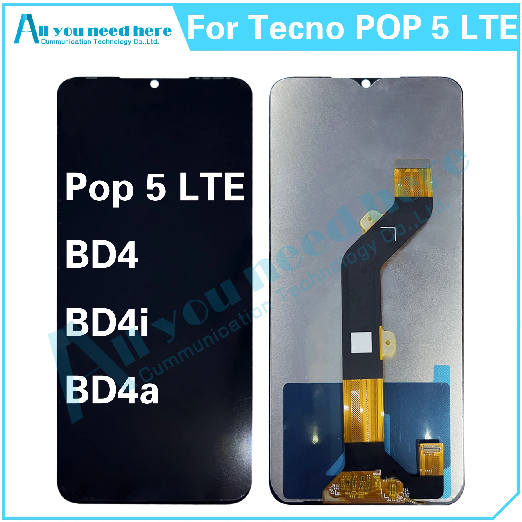 

6.52 Inch For Tecno Pop 5 LTE BD4 BD4i BD4a LCD Display Touch Screen Digitizer Assembly For Pop5 5LTE Replacement