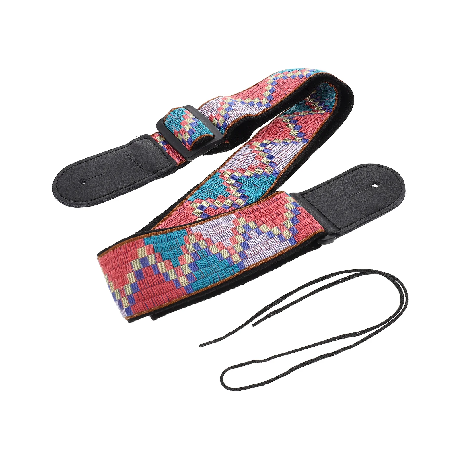 

Guitar Strap Belt Bass Shoulder Nylon Use Acoustic Straps Folk Bohemian Adjustable Part Holding Replacement Electric Style