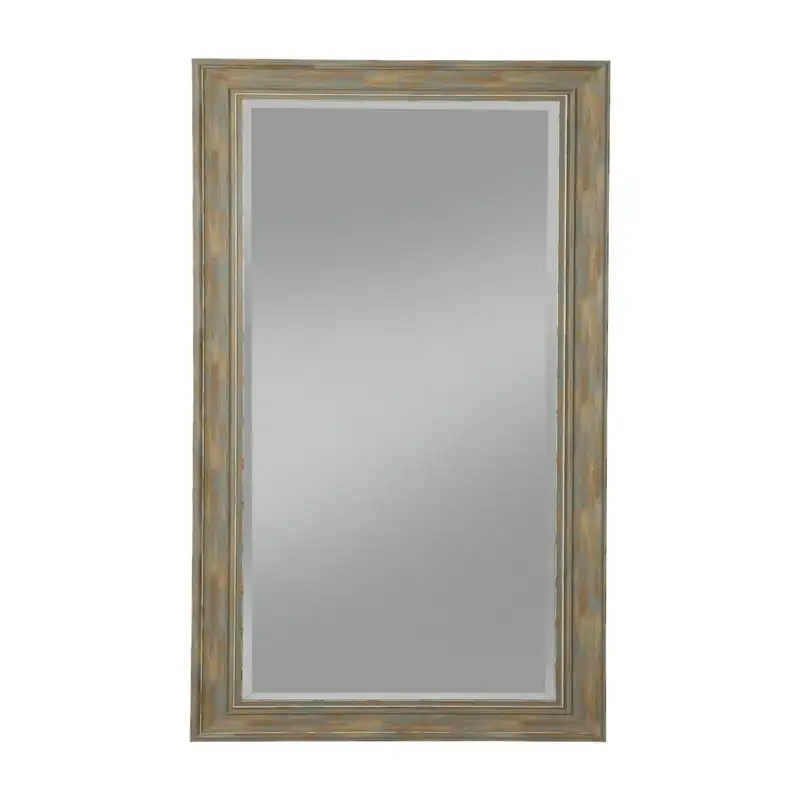 

Style Full Length Leaner Mirror With Polystyrene Frame, Blue-