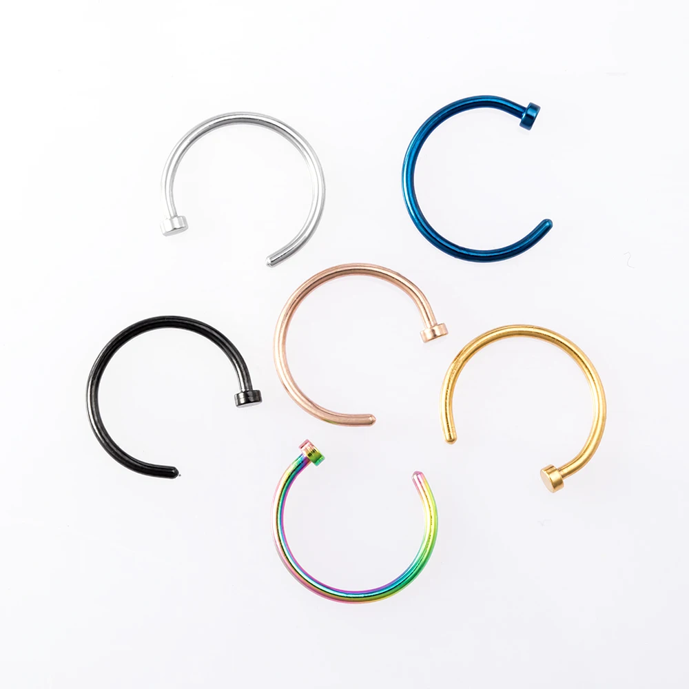 Серьги-гвоздики из нержавеющей стали в форме буквы с 1 шт.