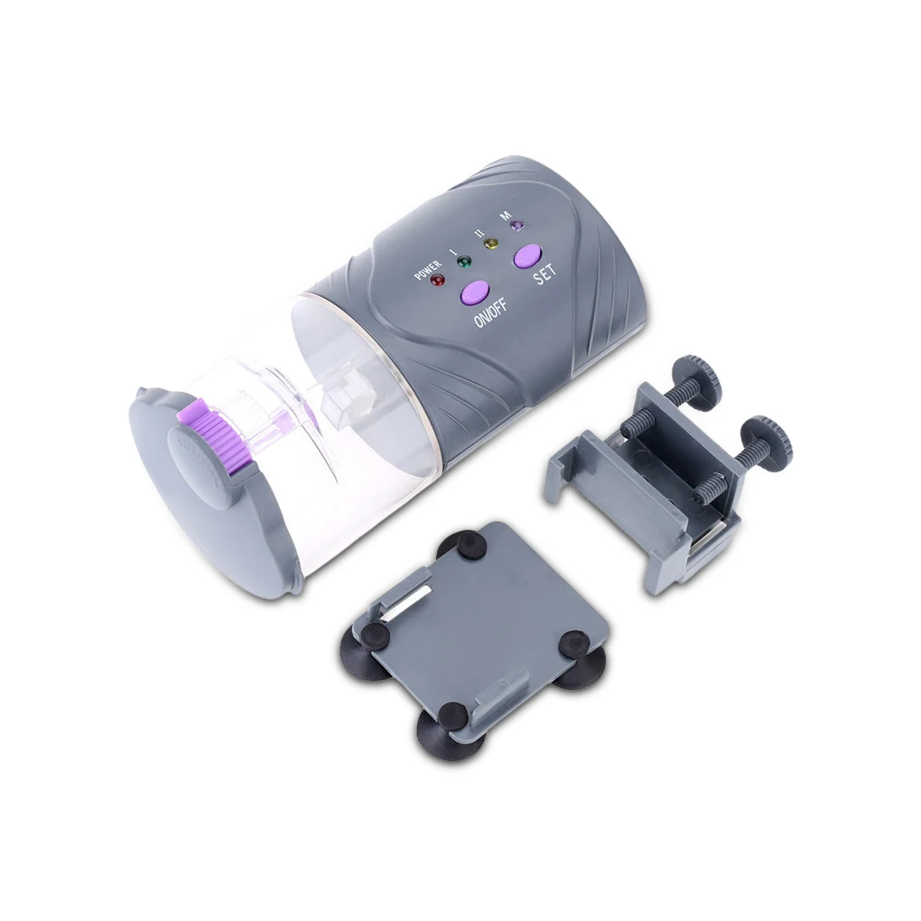 

Automatic Fish Feeder Aquarium Aquatic Electrical Timer Food Smart Timing Dispenser Adjustable Device with Indicator