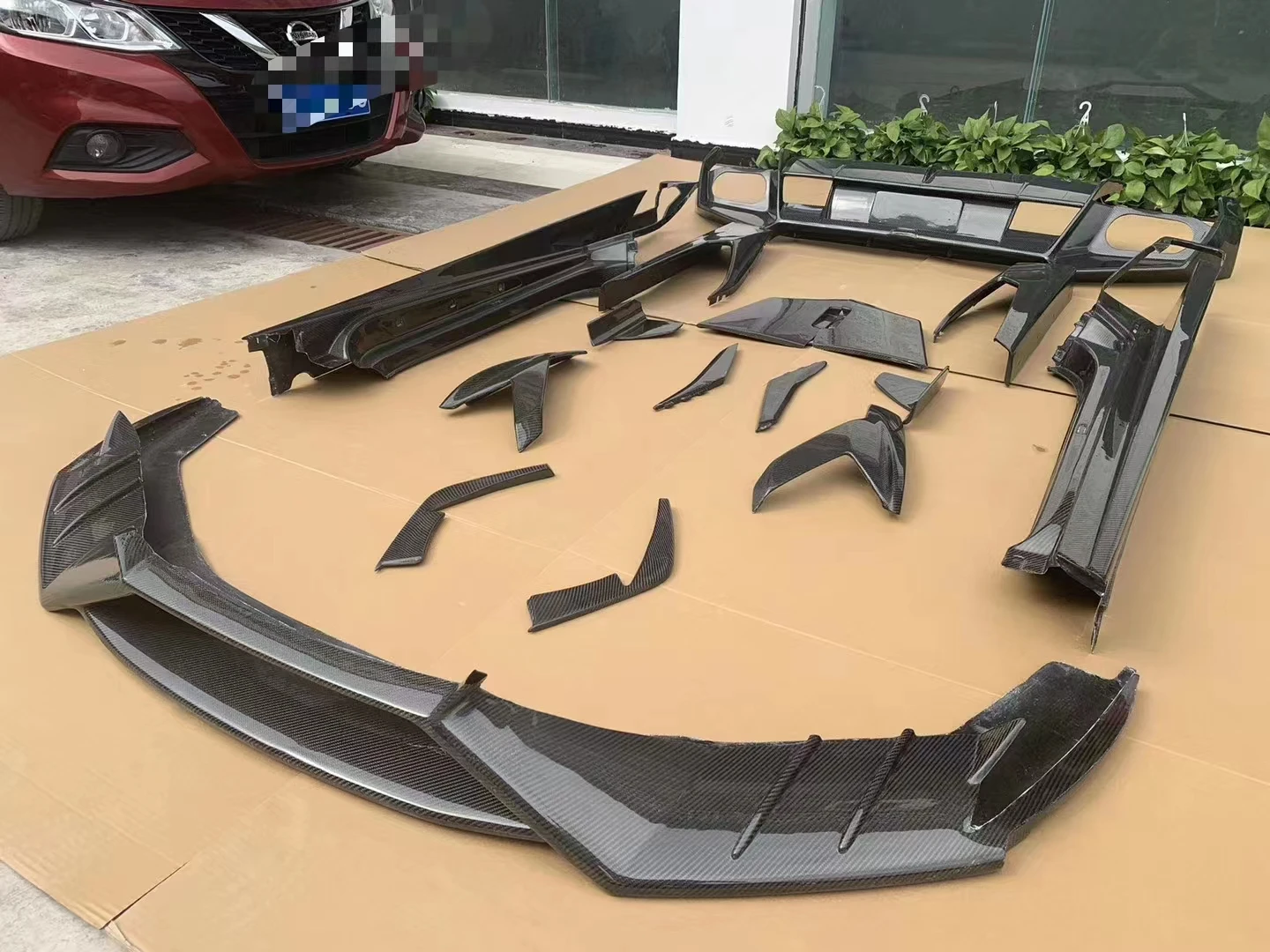 MSY LP610 LP580 Передняя губа из углеродного волокна боковая юбка задний диффузор