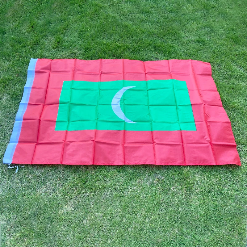 Флаг aerxemrbrae 150x90 см флаг Мальдив полиэстер двусторонний Печатный мальдивский Национальный флаг баннер для декора