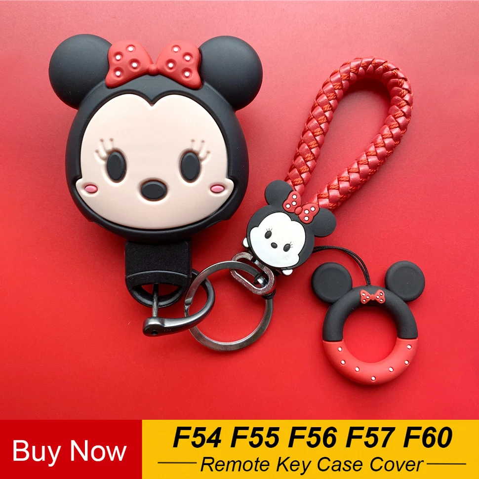 

Car Key Case Protective Cover Chain Styling Key Protector For Mini Cooper S JCW One F54 F55 F56 F57 F60 Countryman Accessories