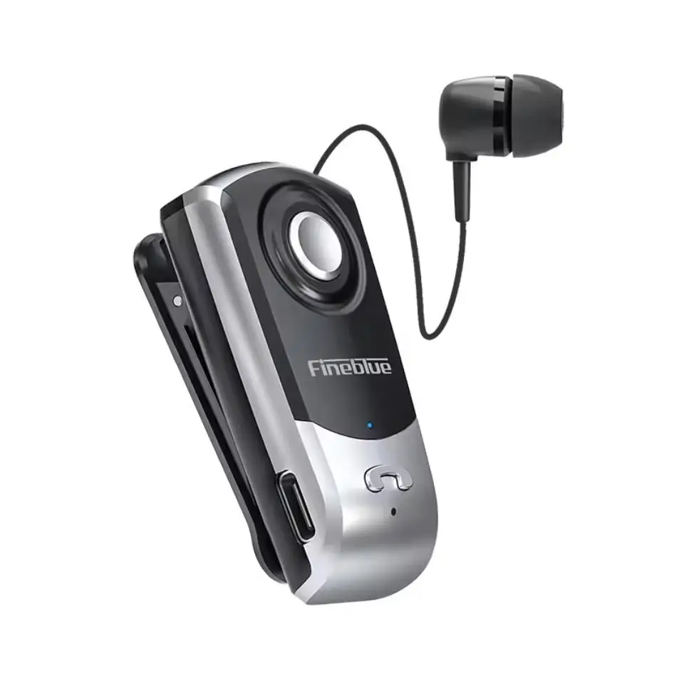 Фото Обновление F960 pro Fineblue Type C Беспроводная Bluetooth-гарнитура Выдвижные наушники с ушками в телефоне громкой связи Lotus №4