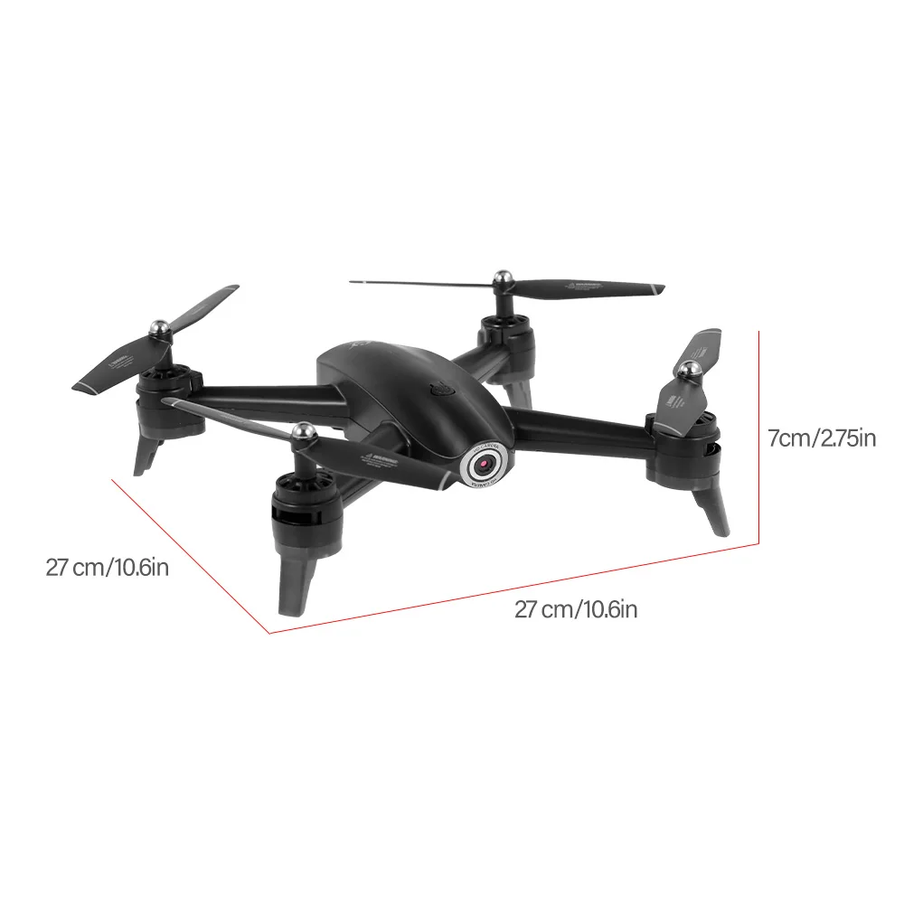Радиоуправляемый квадрокоптер S165 2 4G 4CH WiFi FPV с камерой 720P 20 минут полета удержание