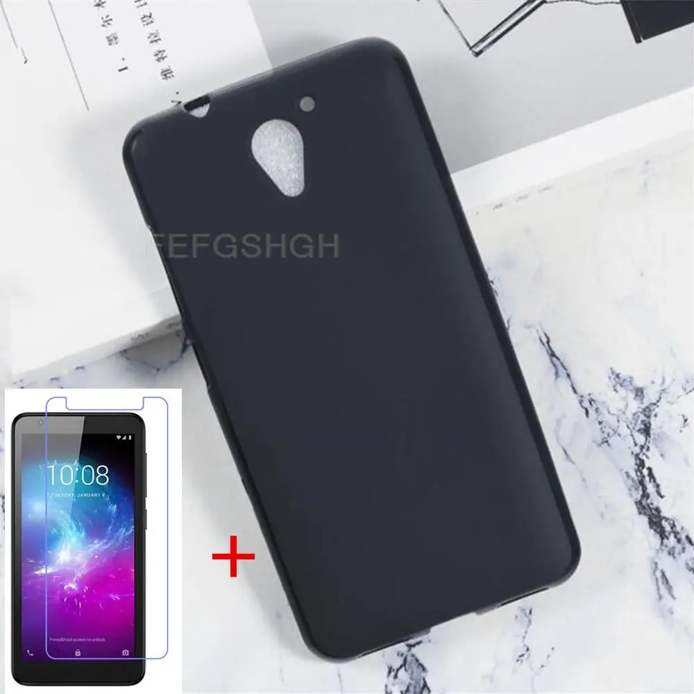 

Transparent Phone Case For ZTE Blade A510 Case Silicon Back TPU Cover For ZTE Blade A510 Tempered Glass Screen Protector