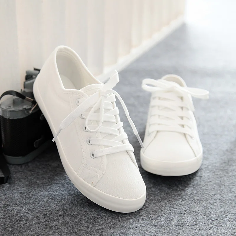 Кеды женские с плоской подошвой повседневные холщовые кроссовки модная