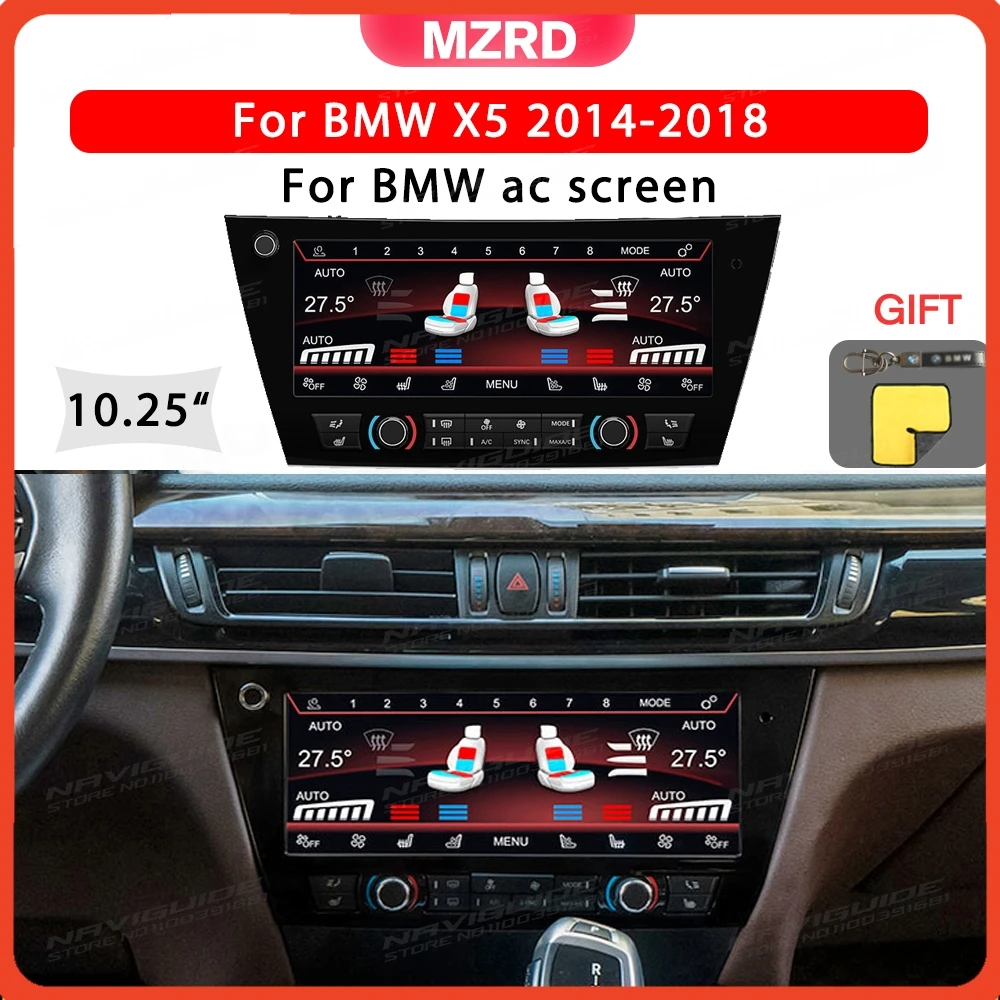 MZRD 10 25 дюйма для BMW X5 F15 X6 F16 2014 2015 2016-2018 панель переменного тока воздушный сенсорный