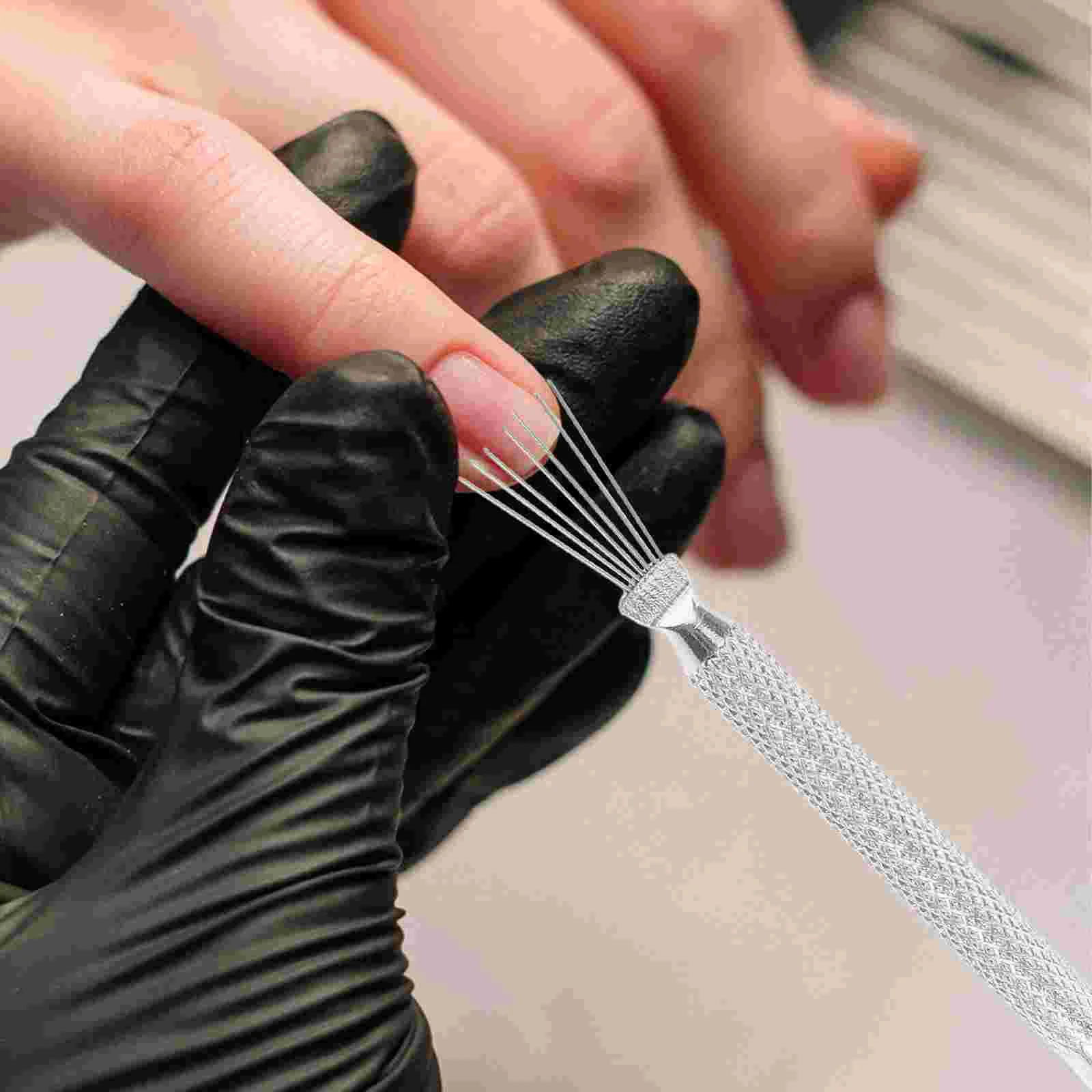 Семиигольная ручка для ногтей ультратонкие ручки кисть паутина прецизионные