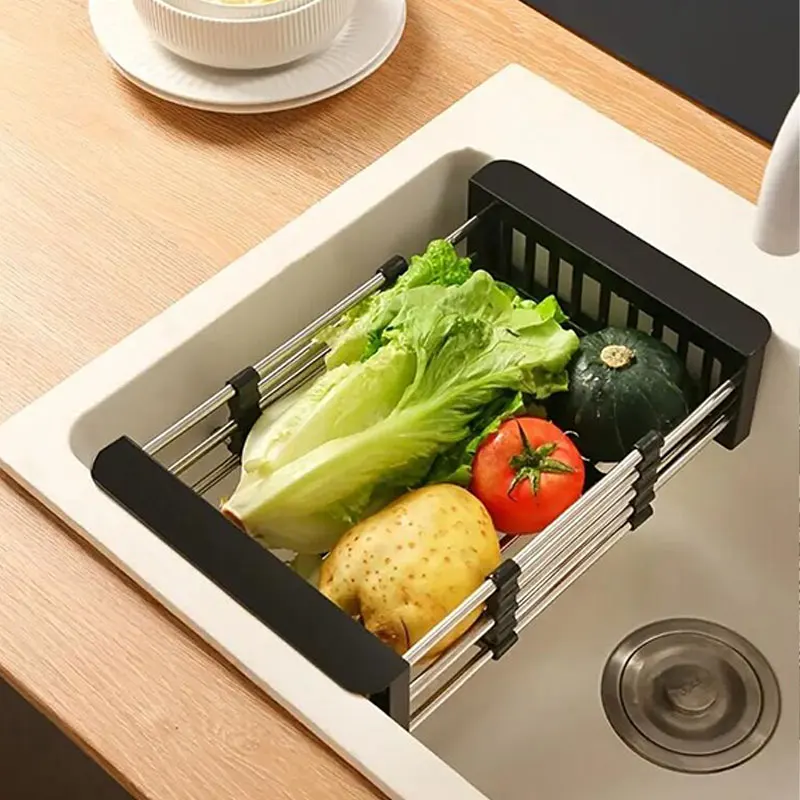 Телескопическая Подставка Для Сита Раковины 1 Шт. Многофункциональная Кухонная