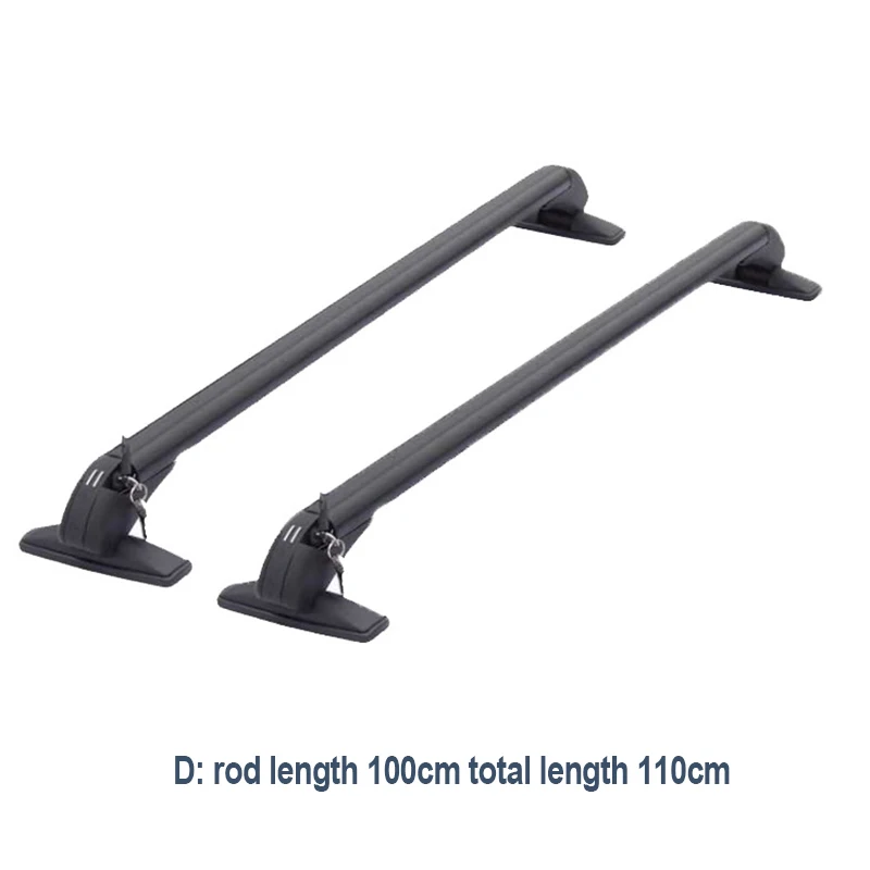 

1 пара универсальных автомобилей с замком, монтажная стойка на крышу автомобиля, черный алюминиевый багажник, верхняя часть модификации багажника автомобиля