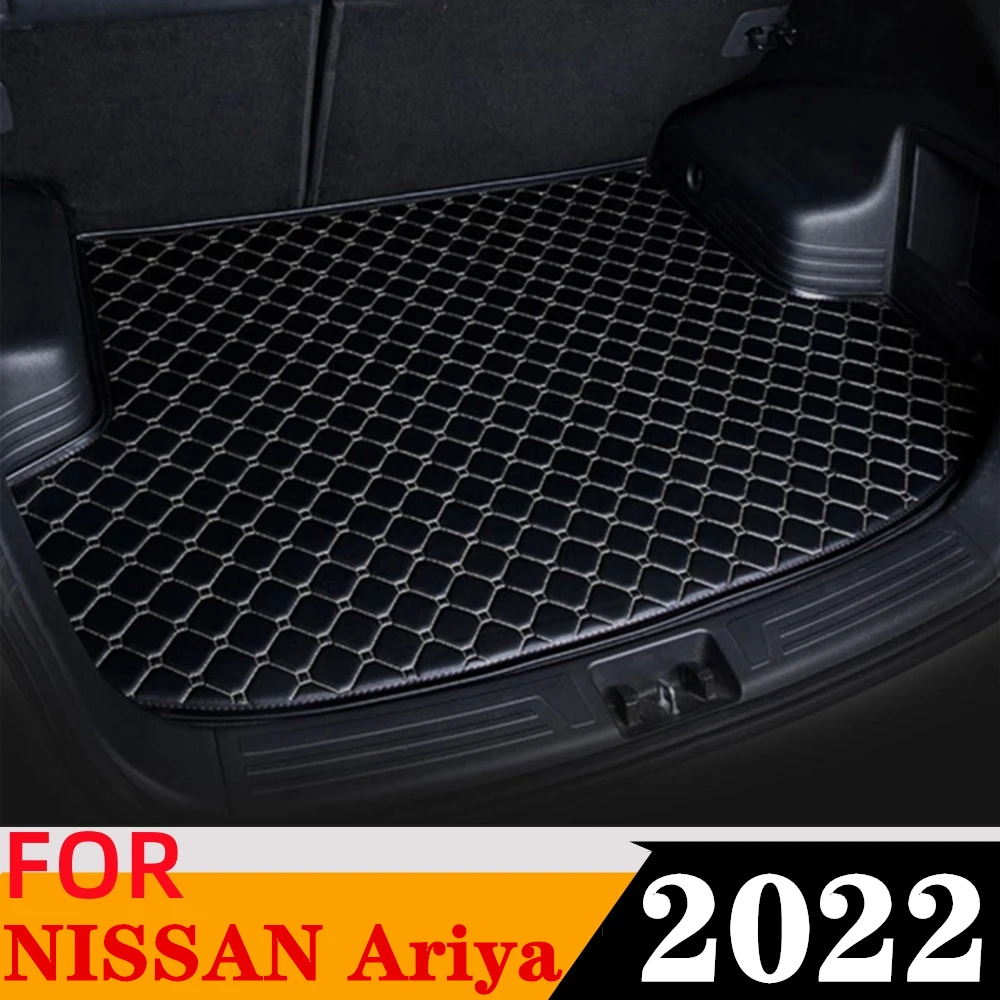 

Коврик Sinjayer для багажника автомобиля, водонепроницаемые автозапчасти, коврики для багажника, плоский бортовой коврик для груза, коврик, подкладка для Nissan Ariya 2022