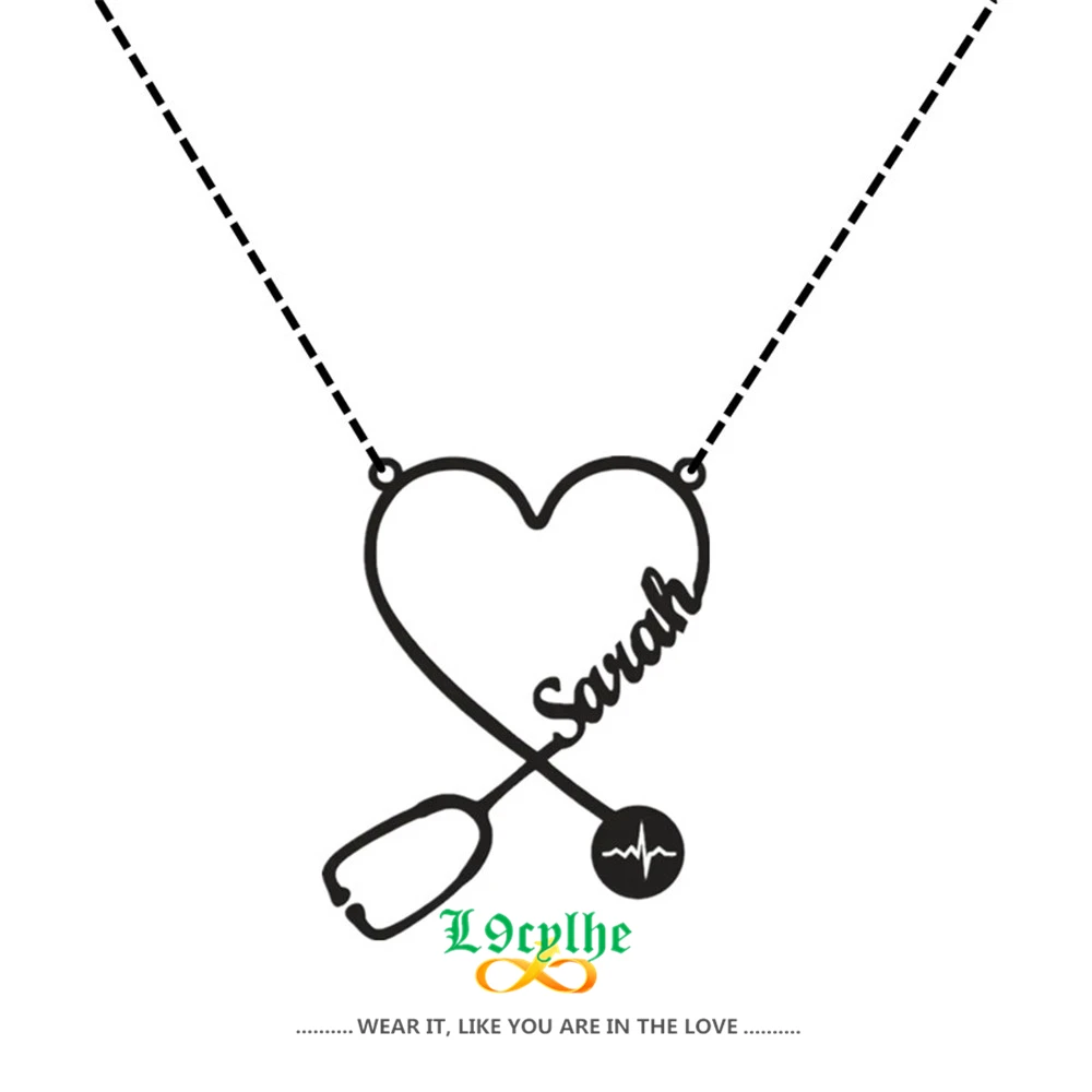 Medical Jewelry Custom Name Necklace Women Nurse Doctor Personalized Nameplate Heart Necklaces Best Friends Gift
Medical Jewelry Custom Name Necklace Women Nurse Doctor Personalized Nameplate Heart Necklaces Best Friends Gift