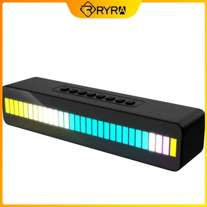 

M8 Atmosphere RGB Music Sound Control LED Lights Rhythm Light Bluetooth-compatible Speaker Colorful RGB Radio TWS Subwoofer