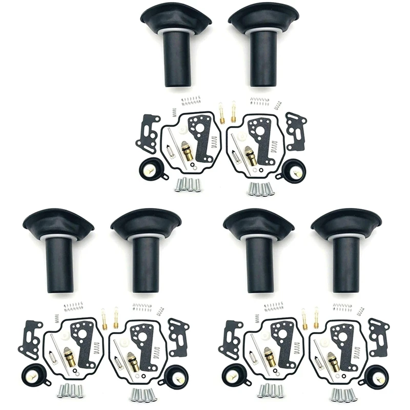 

Набор для Ремонта Карбюратора 6X для Yamaha Virago XV535 1990-2001 XV 535, плунжерная диафрагма