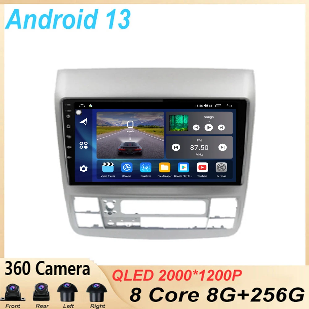 

Автомобильная Мультимедийная система, 9 дюймов, android 13, для Toyota Alphard 2 H10 2002 - 2008