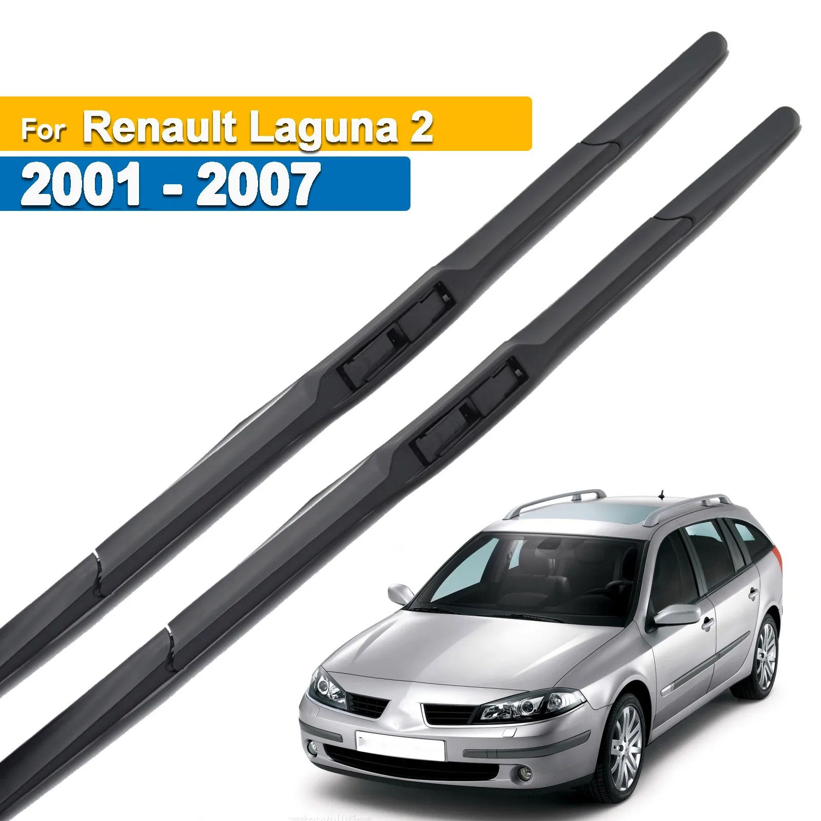 

Передние гибридные щетки стеклоочистителя Erick для Renault Laguna 2 2001-2007, лобовое стекло, щетка от дождя, 24 "+ 20"