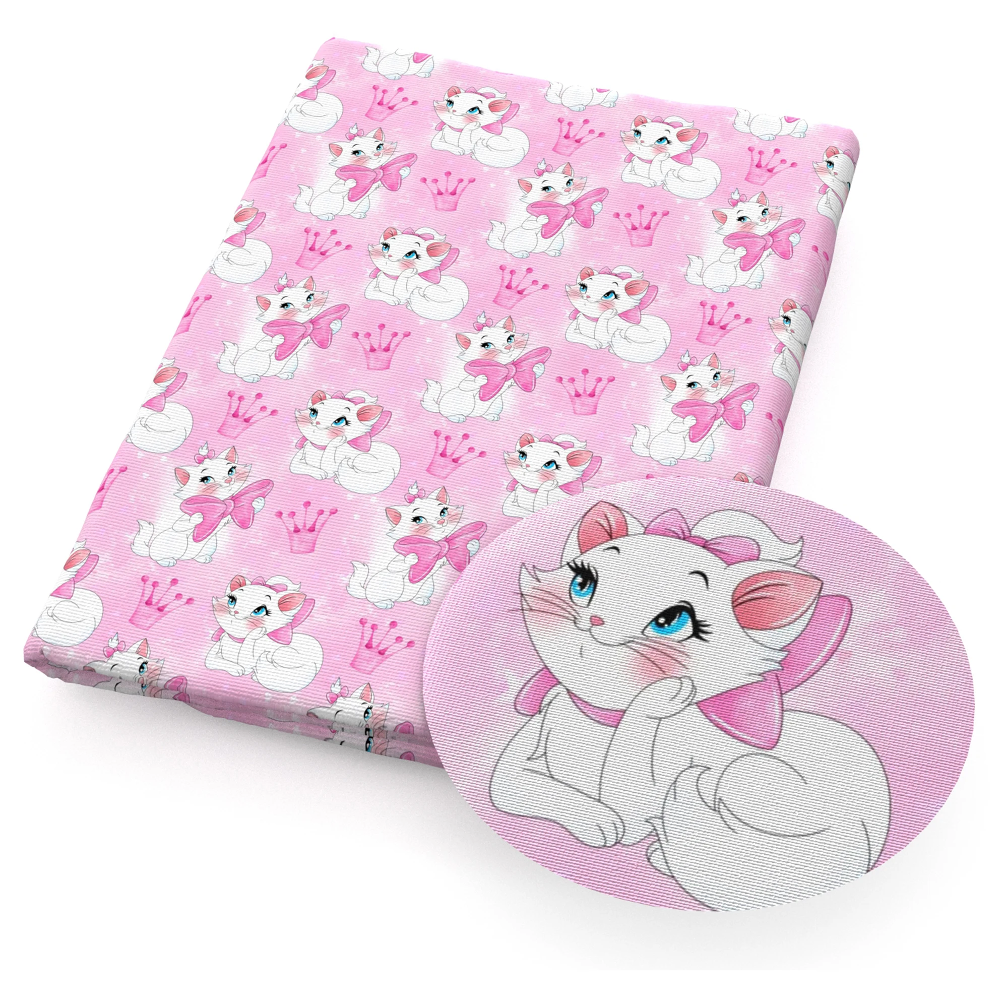 Ткань из хлопка с принтом Король Лев