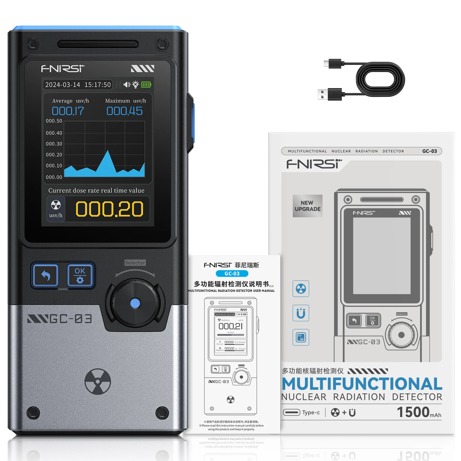 

FNIRSI GC-03 Детектор электромагнитного излучения
