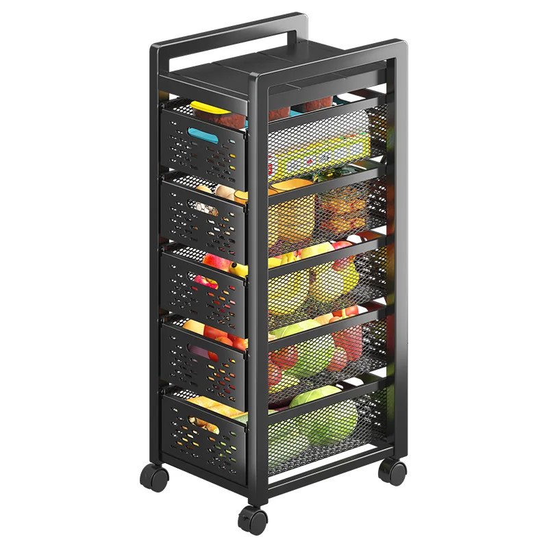 

2023 год, кухонная корзина для овощей AOLIVIYA без установки, стойка от пола до потолка, многослойная Выдвижная Многофункциональная Корзина