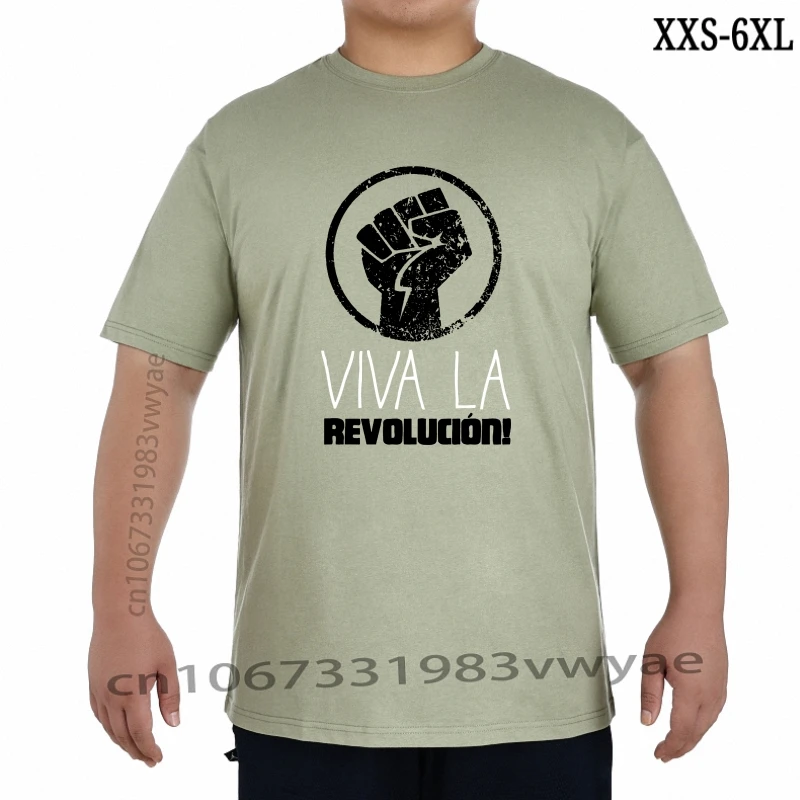 

Viva La Revolution Cuba Men' TShirt Che Guevara Marx Communism Cotton Retro O Neck Tops Tee Shirt XXS-6XL