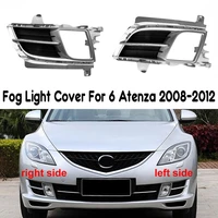 1 pair fog light cover front bumper grille fog lights box frame fog lamp shell for mazda 6 atenza 2008 2012
