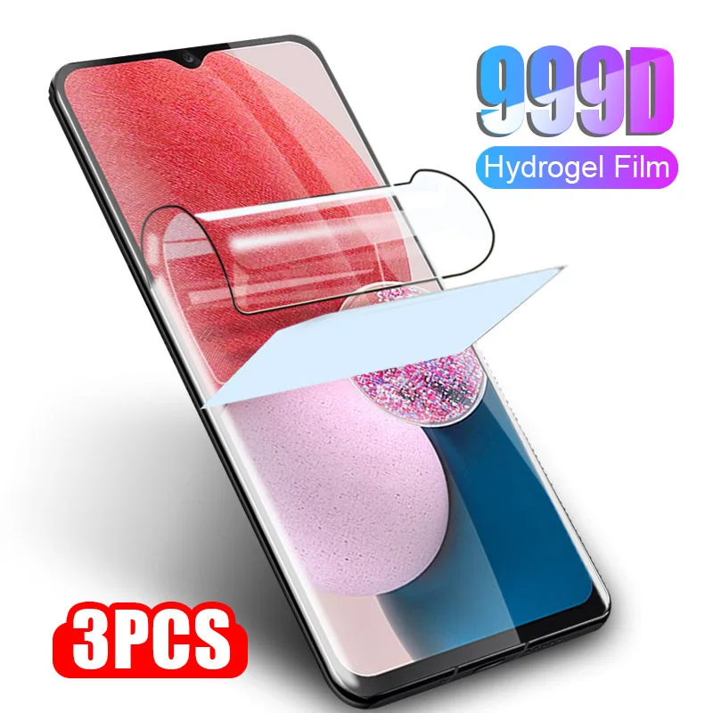 

3PCS 999D Soft Hydrogel Protective Film for samsung galaxy a13 a 13 13a samsun galax a13 SM-A135F Screen Protectors Not Glass