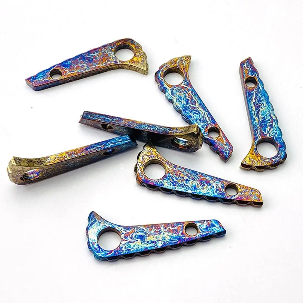 

Стильный нож из титанового сплава TC4 от Craquelure, ЗАДНЯЯ РАСПОРКА, задняя распорка для подлинных военизированных формирований 2 C81 для позвоночника