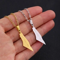 israel and palestine map necklace for women choker sliver color fashion letter palestine stainless steel jewelry gift