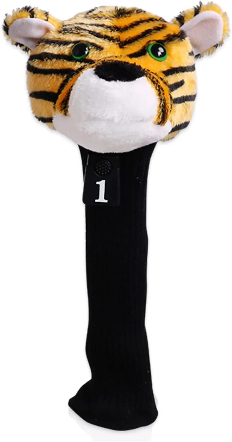 

HOW TRUE Animal Golf Headcover Golf Head Cover for Club Tiger Pattern
