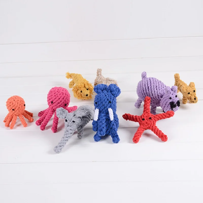 

cotton rope pet toys wholesale animal modeling dog teeth grinding dog toy supplies