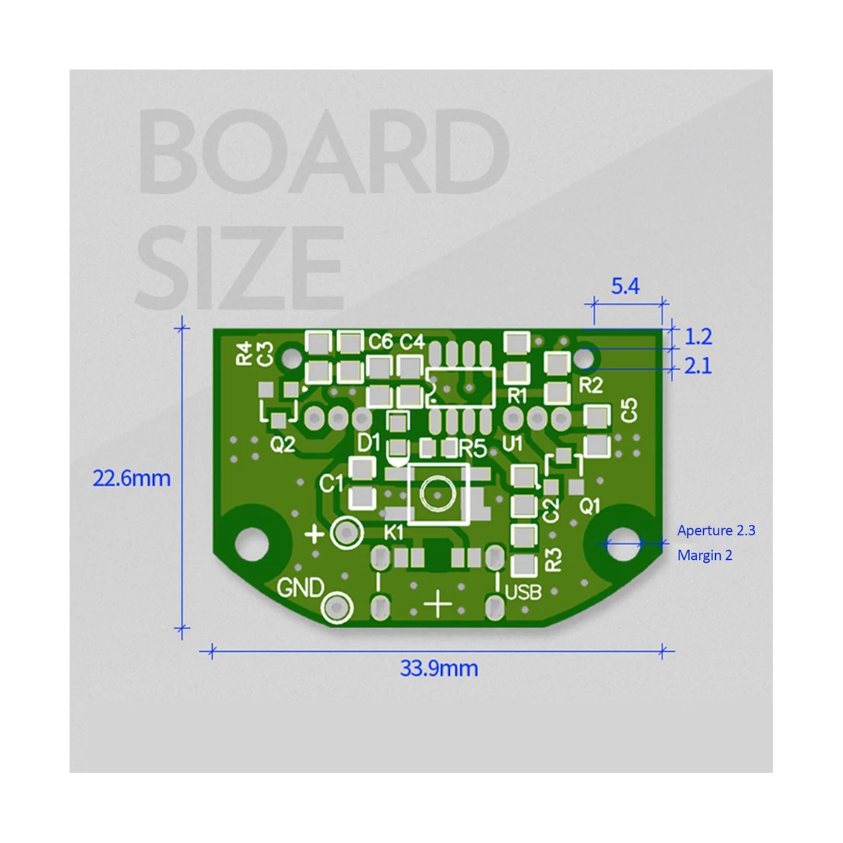 USB-модуль распыления увлажнителя с разъемом Type-C аксессуары для печатной платы 5 в