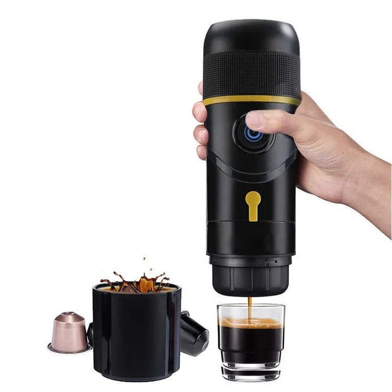 Kaffee Maschine für Auto Tragbare Hause Auto Dual Verwenden Selbst Heizung Kaffee Maker für Outdoor Reise USB/Zigarette Leichter coffe Maker