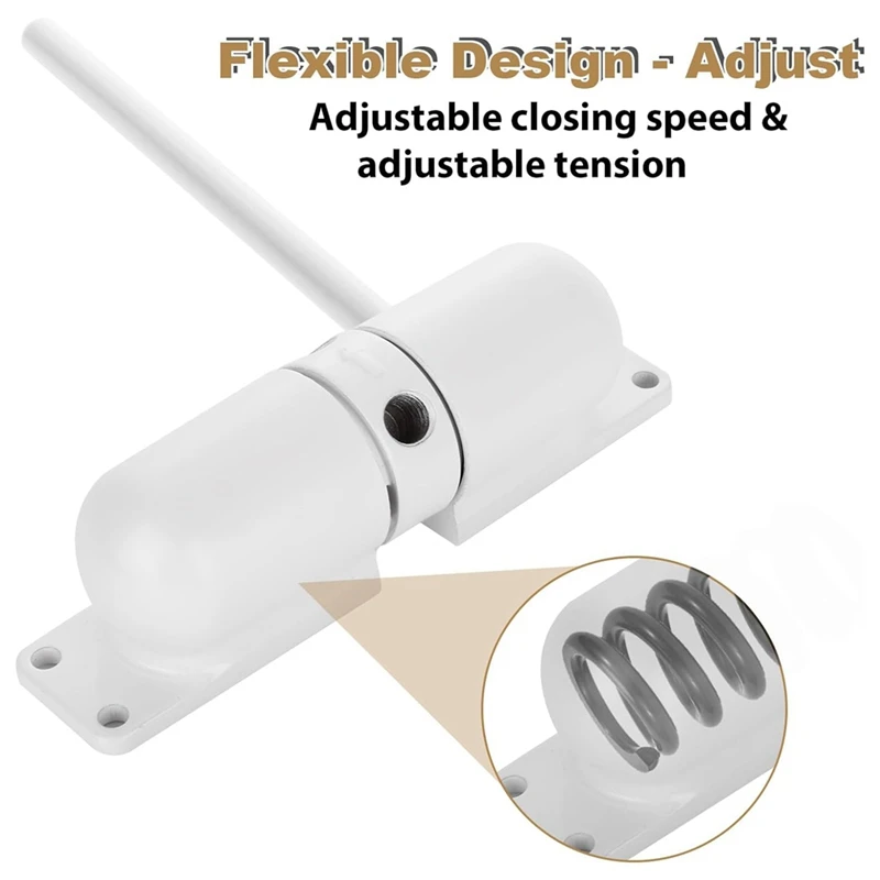 Дверной доводчик 2 шт. автоматический пружинный дверной для преобразования